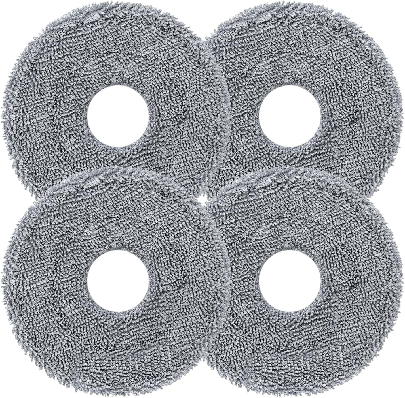 Rotating Mop Cloths or Saros 20 (4-Pack), 200 RPM Scrubbing, 30-Level Water Adjustment, Compatible with 212℉ Auto Wash & 131° Drying, Reusable Mop Pads or Hardwood Tile Marble Carpet