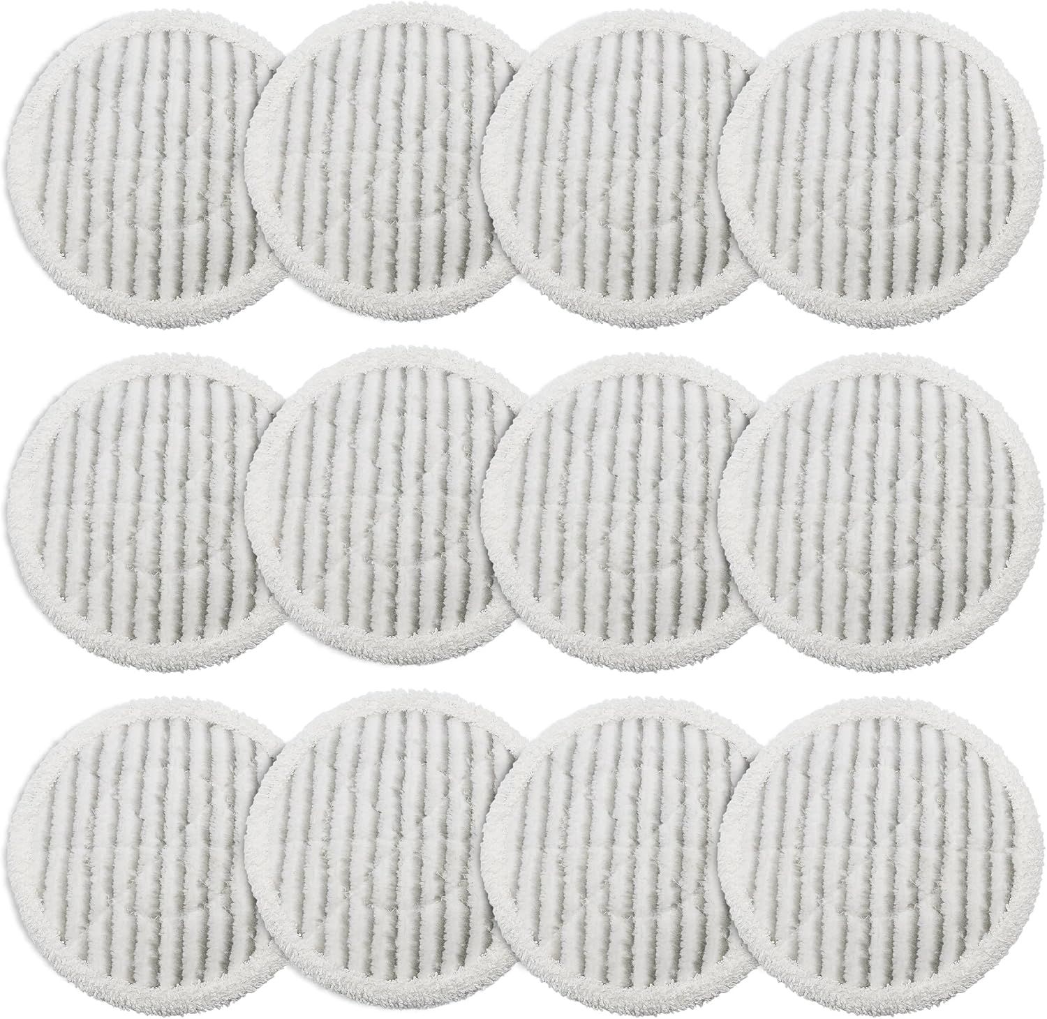 12 Pack S8201 Replacement Steam Mop Pads or Shark S7001 S8001 S7201 S7000AMZ S7000 S7005 S7020 S7001C S7000C Steam Mop, Steam & Scrub All-in-One Scrubbing Mop Pads, or Model XKITP7000