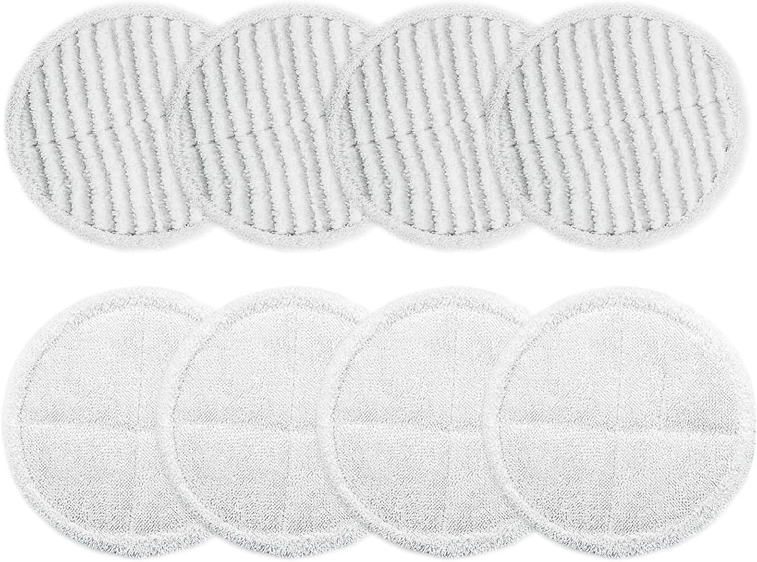 8 Pack Spin-Wave Mop Replacement Pads Compatible with Bissell Spin-Wave 2039,2039A,2124,2307,23157,20391,20399 Series Steam Mop Pads or Bissell Spin-Wave Hard loor Cleaner