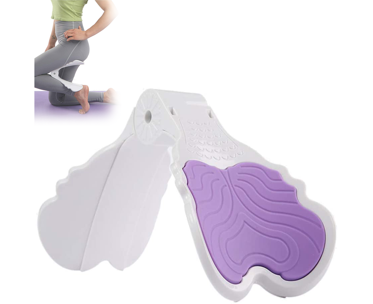 Hip Trainer, Thigh Master, Pelvic Floor Strengthening Device Women, Trainer for Postpartum Rehabilitation, Thigh Toner Workout Exerciser - Purple