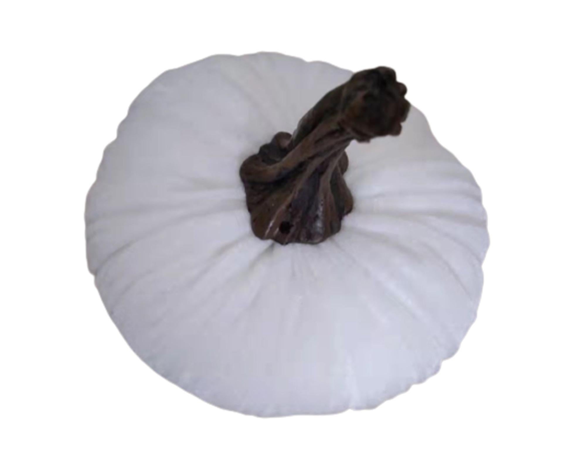Simulation Pumpkin Soft Cute Plush Pillow Holiday Party Scenes Decoration Various Colors Stuffed Doll Halloween Xmas Home Decoration babies Toy Gift-White