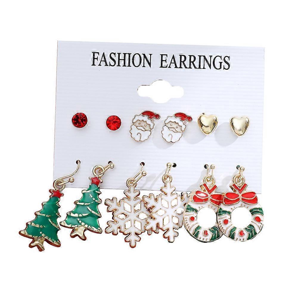 Christmas Earrings for Women Cute Party Jewelry Xmas Gifts for babies Teen Girls