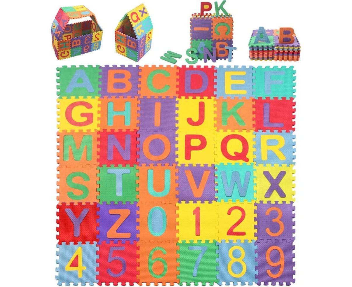 Babies City Town Rug,Car Play Carpet,City Road Playmat on Babies Educational,Babies Bedroom Playroom,Jumbo Play Room Rug, City Pretend Play 12*12cm