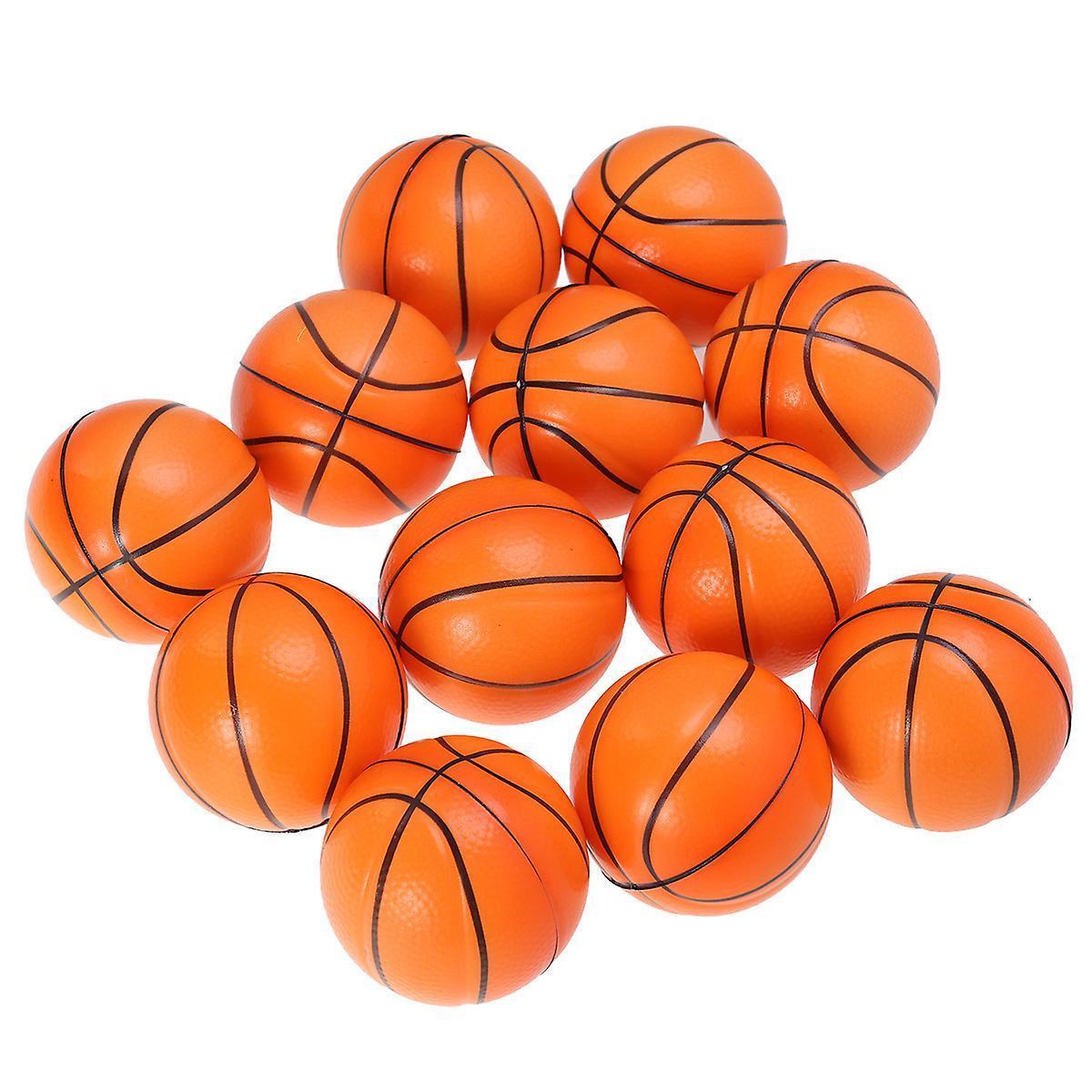 12 Pcs Fidget Slug Toys Decompression Toy Toy Foam Basketball Summer Beach Toy