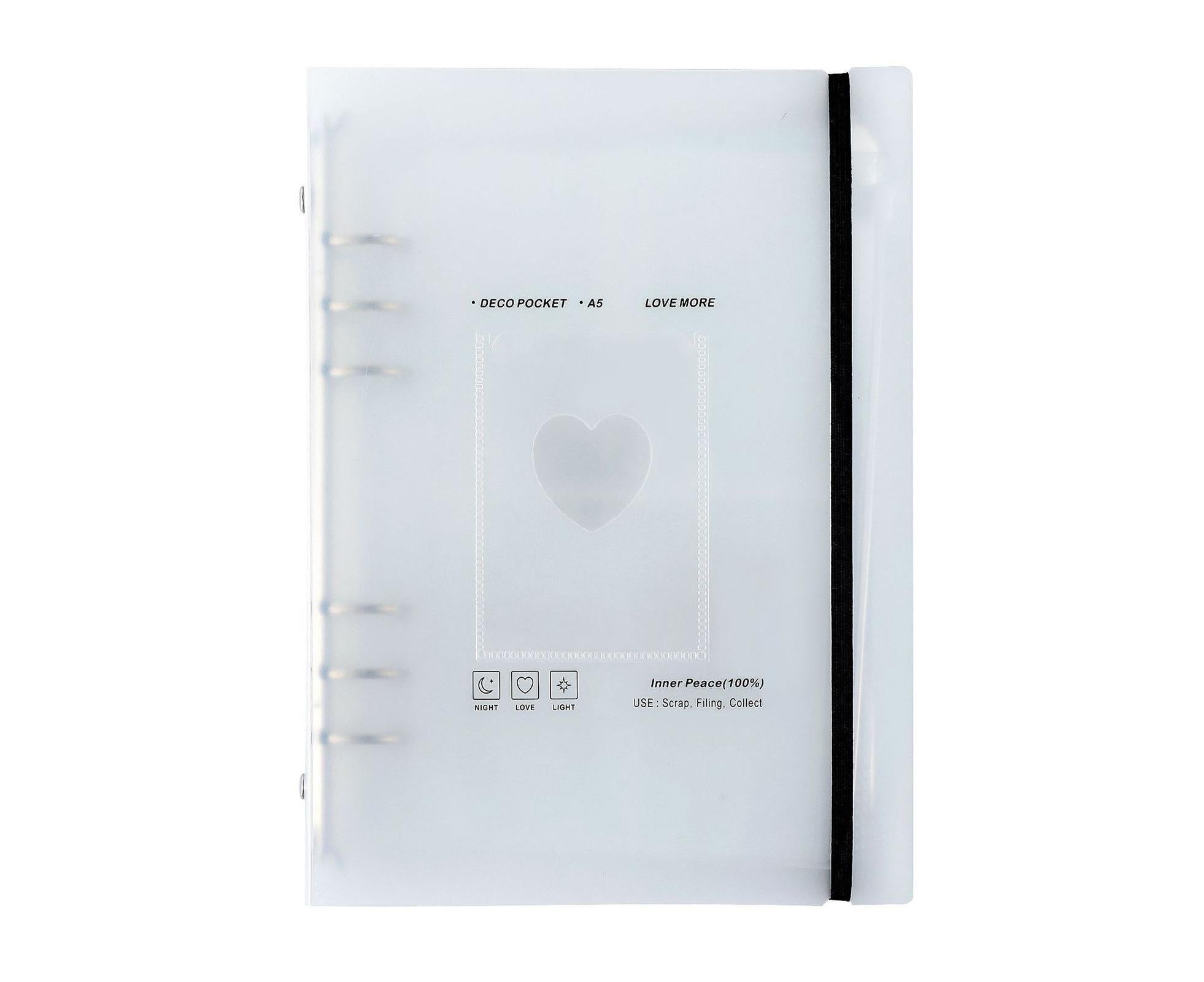 Photo Album Large Capacity Inserted Type Dustproof Souvenir A5 Loose-leaf 3 Inches Stars Photos Binder for Student