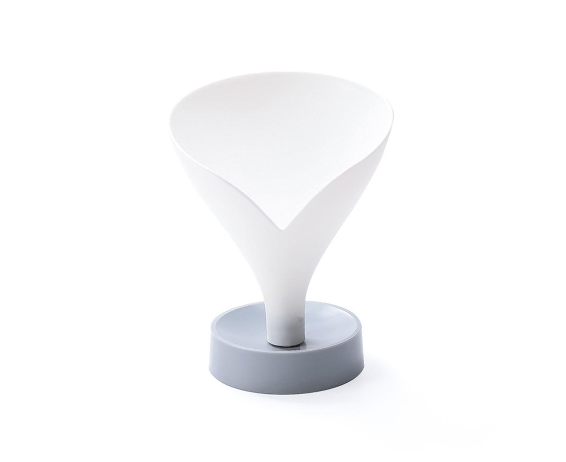 Storage Rack Creative Multifunctional Plastic Funnel Drain Chopstick Cage for Kitchen-White