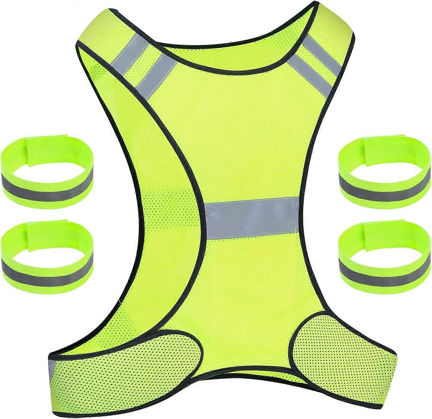 Reflective Vest, High Visibility Reflective Gear for Outdoor Activities and Sports