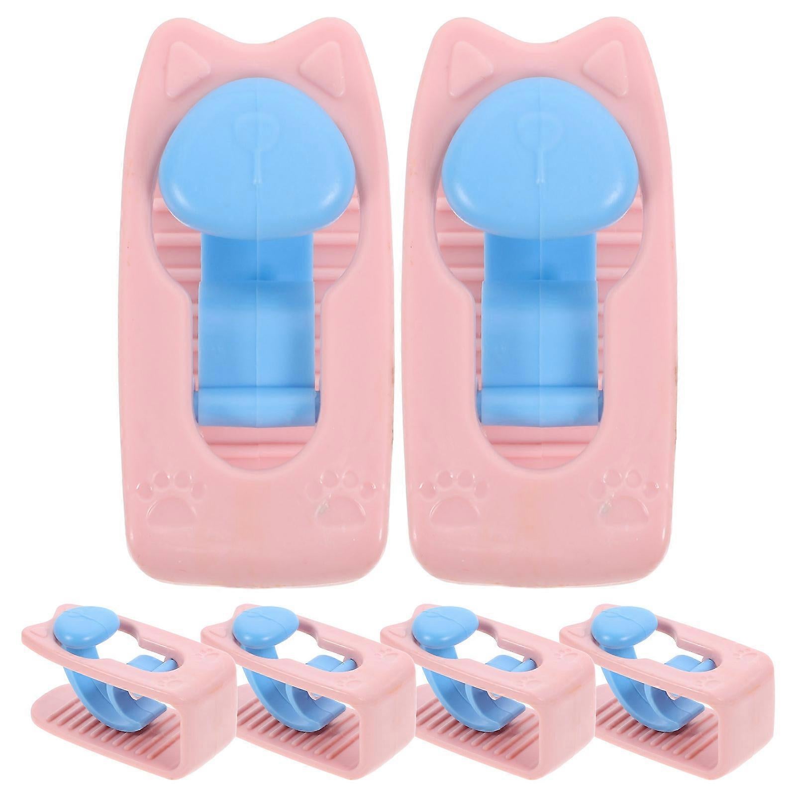 6PCS Plastic Bed Sheet Clips, Bedding Sheet Grippers and Holders