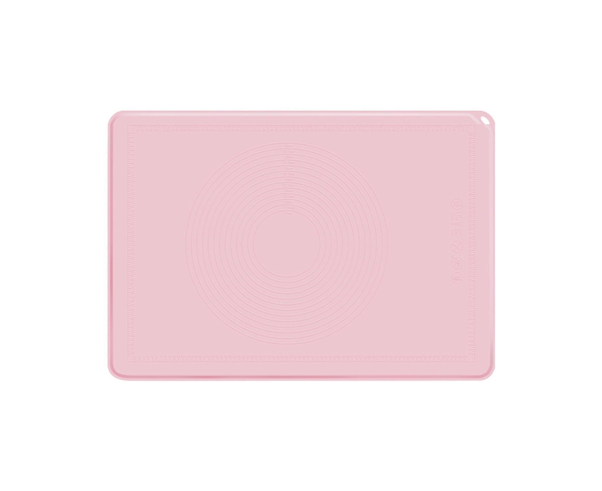 Pastry Mat Silica Gel Dough Rolling Mat-Pink S