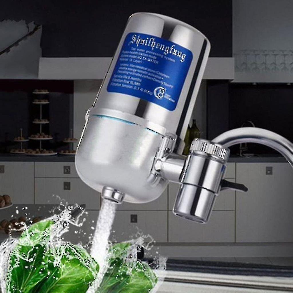 Faucet Tap Water Filter for Drinking Water, Easy-On Installation