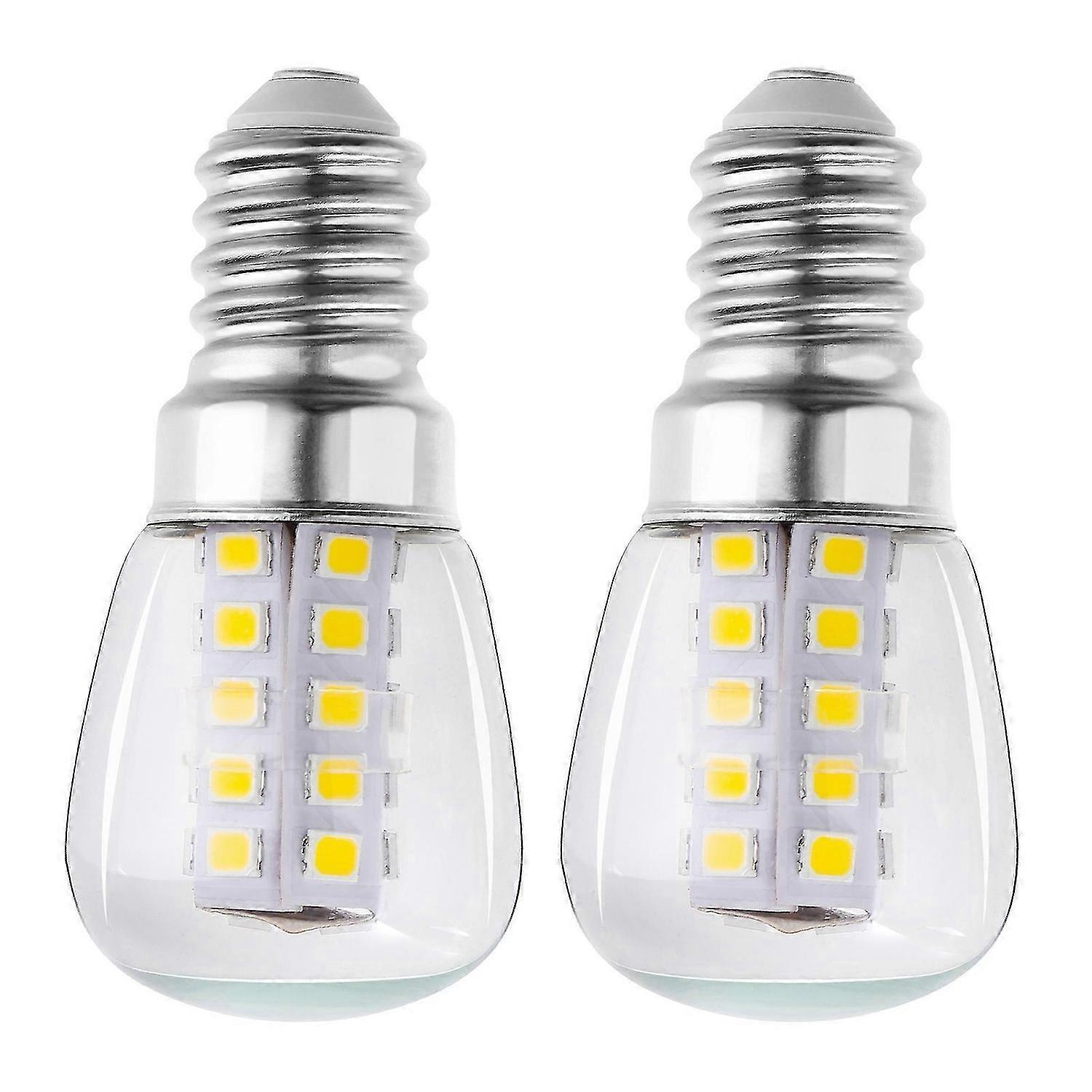 2pcs Microwave Oven Refrigerator Appliance Light Bulbs Small Screw