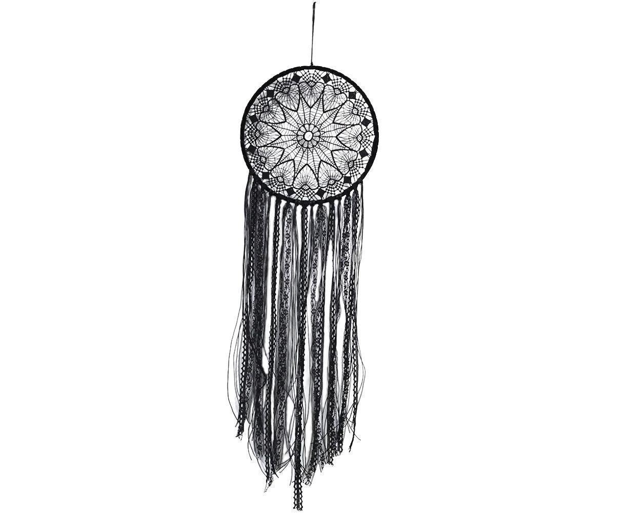 Hollow Round Moon Shape Tassel Dream Catcher Hanging Pendant Home Bedroom Decor- B