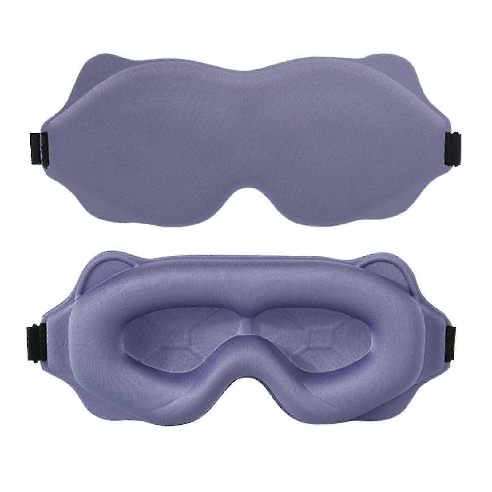 Washable Sleep Mask for Side Sleeping - Adjustable Strap, Breathable, Travel