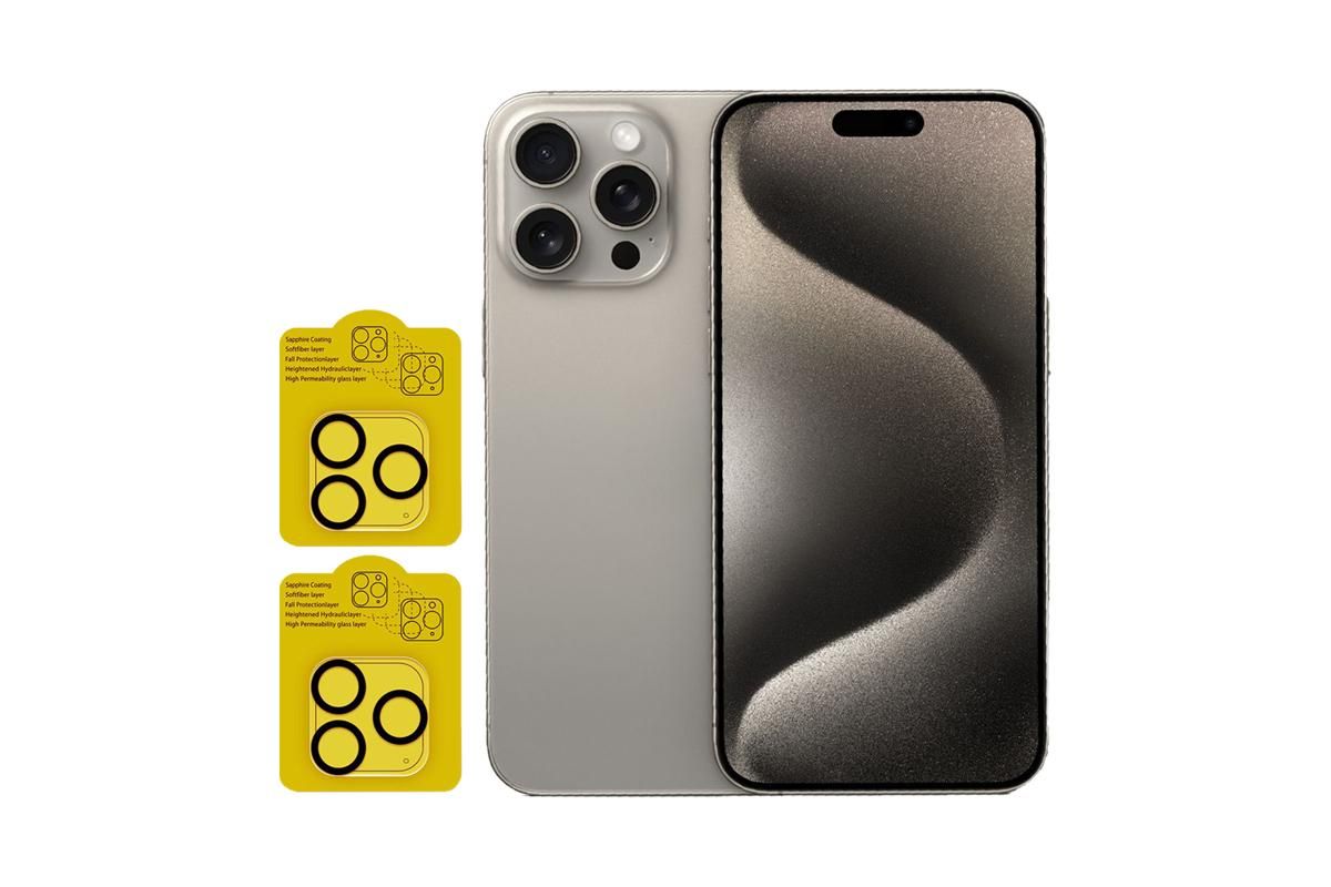Camera lens protectors for iPhone15 Series full-frame Lens Protector -iPhone 15 Pro