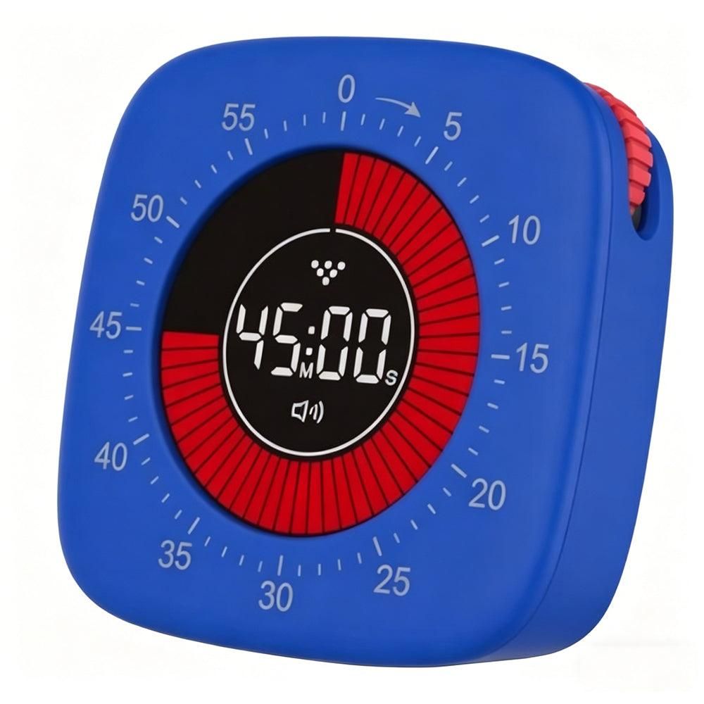 60-Min Digital Visual Timer Count-Up/Count-Down Timer for Study Work Cooking Daily Tasks