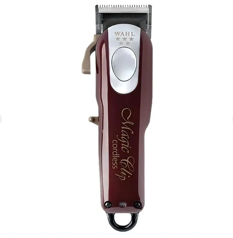 Professional Wahl Magic Clip Cordless Hair Clipper with Staggertooth Cutting Blade
