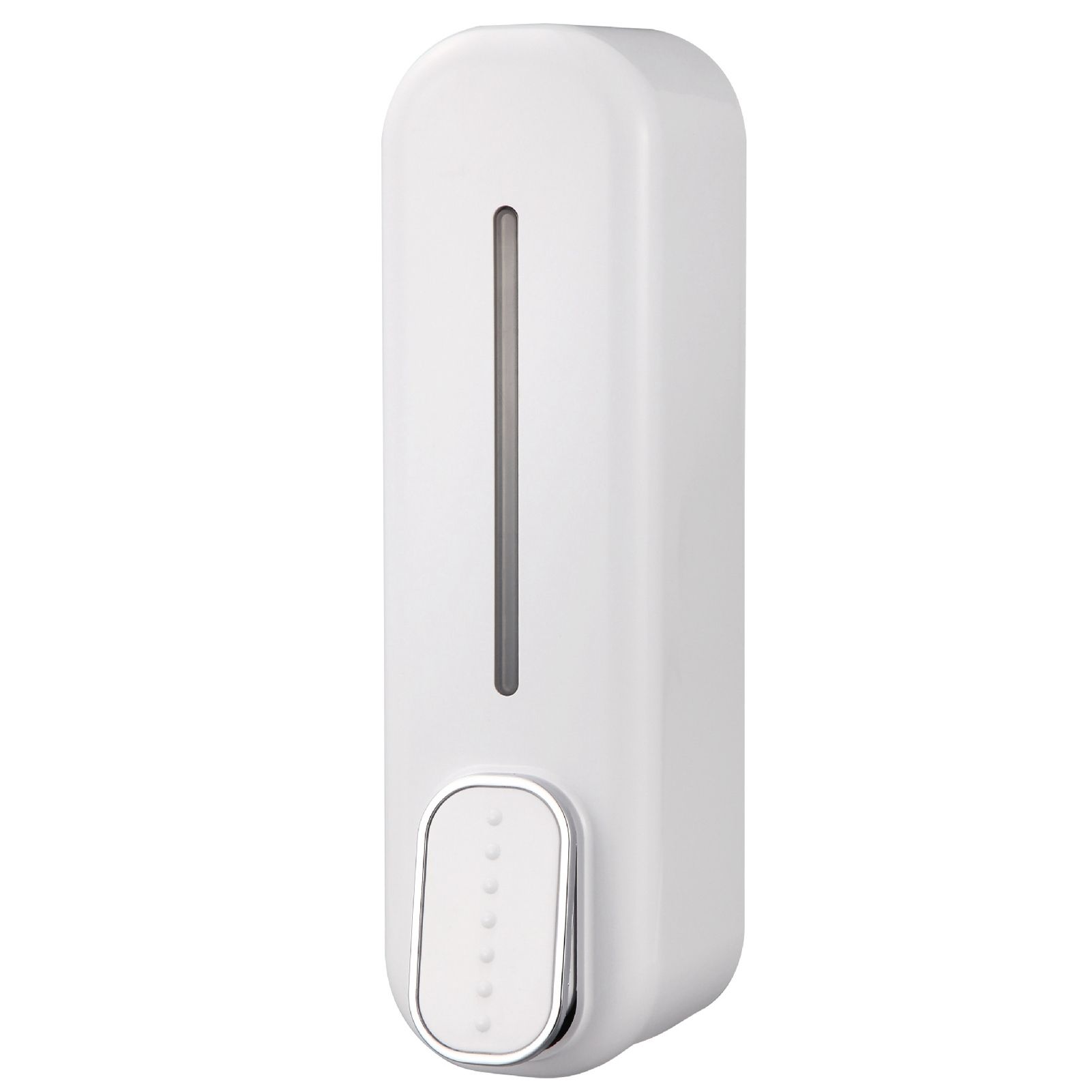 300ml Manual Soap Dispenser Press ABS Wall Mounted Shower Gel Container for Home Hotel White