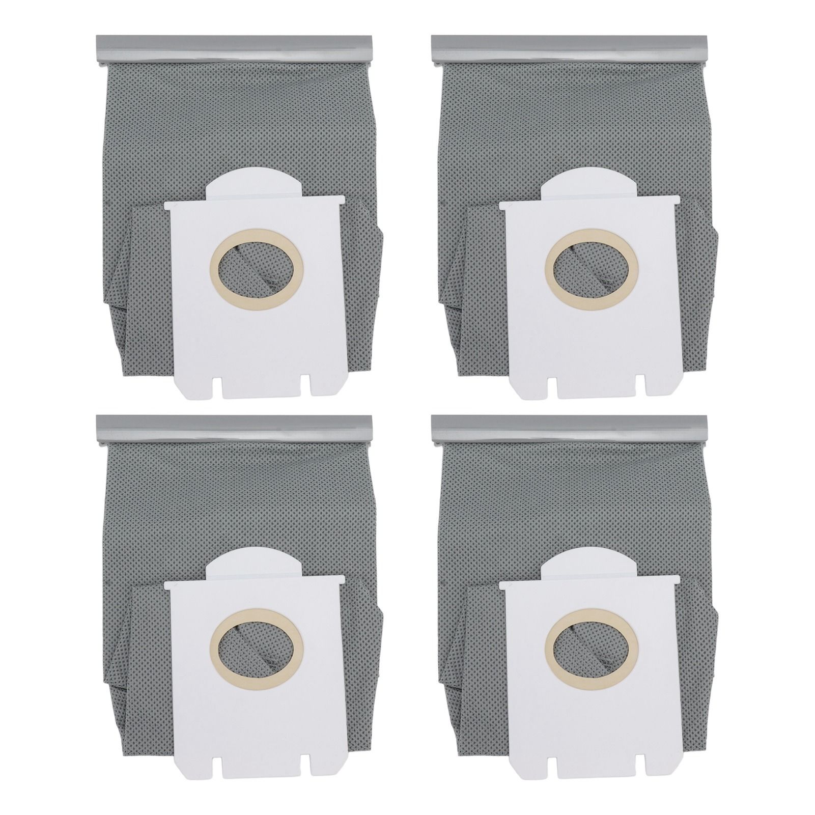 4 Pieces Vacuum Cleaner Dust Bags Replacement Non Woven Fabric Dust Collection Bag for Philips FC9071 FC8134 FC8613 FC8614
