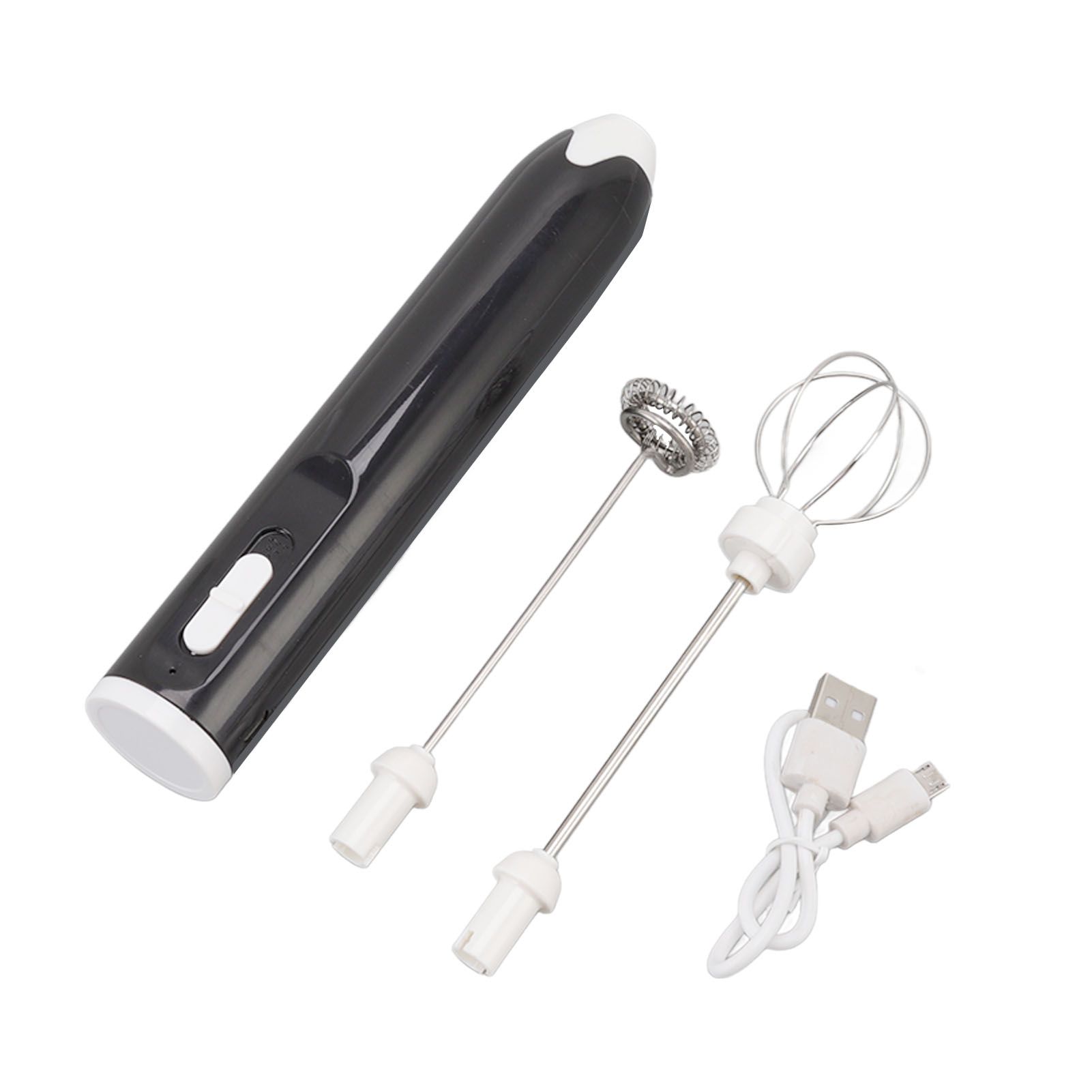 Electric Egg Beater Portable Multi Gears Milk Frother Rechargeable Kitchen Restaurant Coffee Cream Mixer