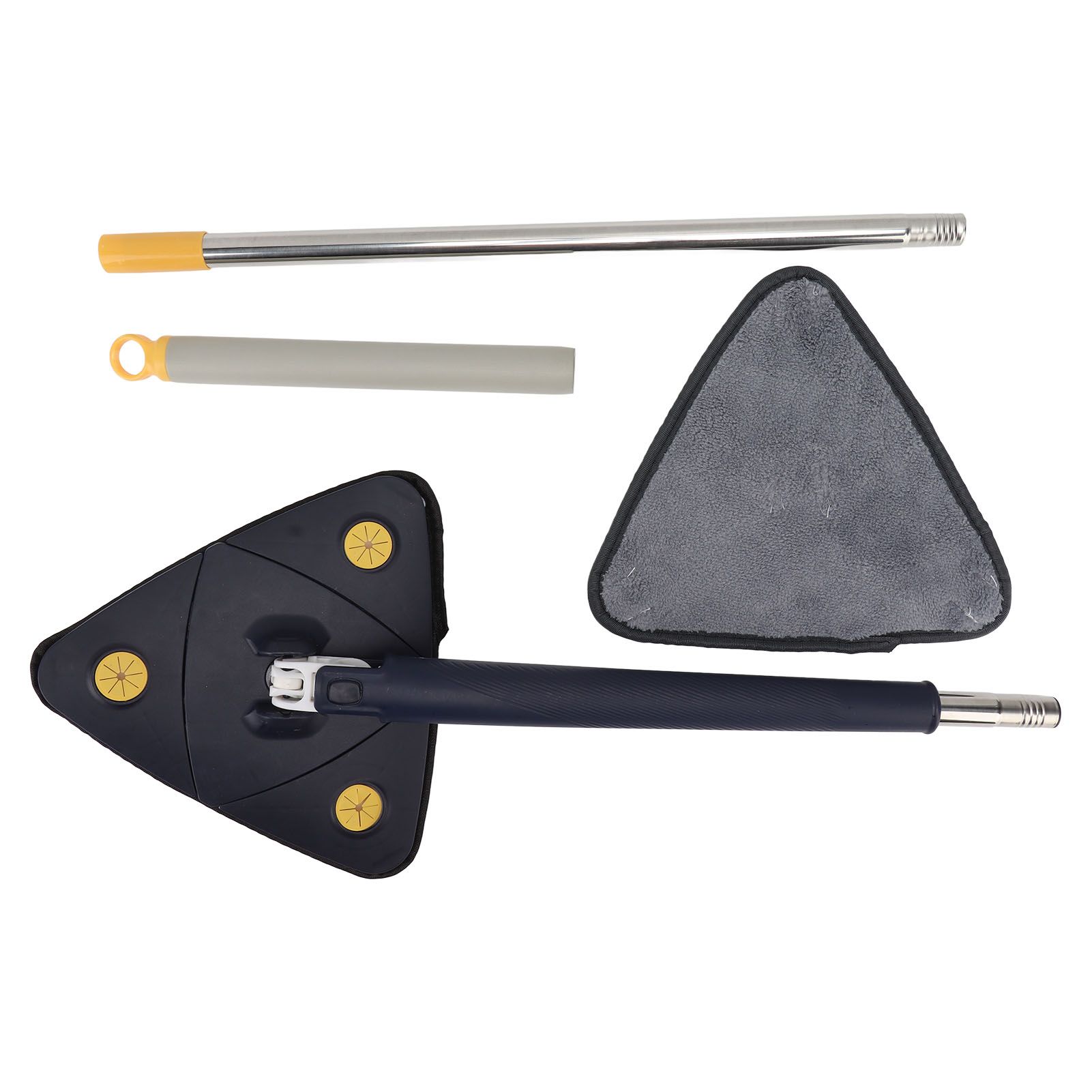 Extendable Triangle Mop Rotary 360 Degree Adjustable Cleaning Mop for Home Bathtub Floor Wall