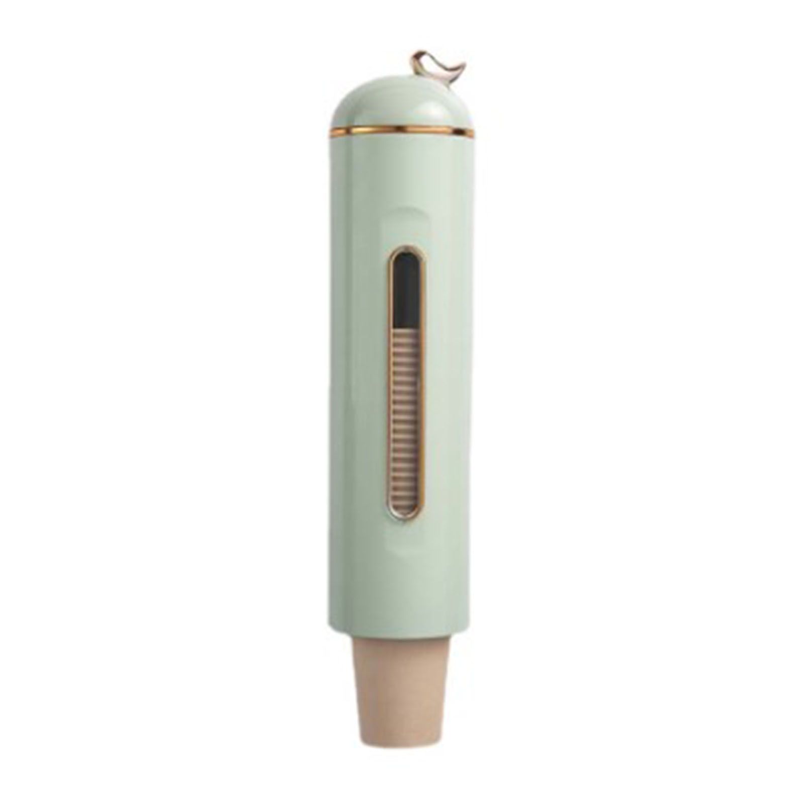Disposable Paper Cup Organizer Large Capacity Automatic Wall Mounted Cup Dispenser for Home Office Green