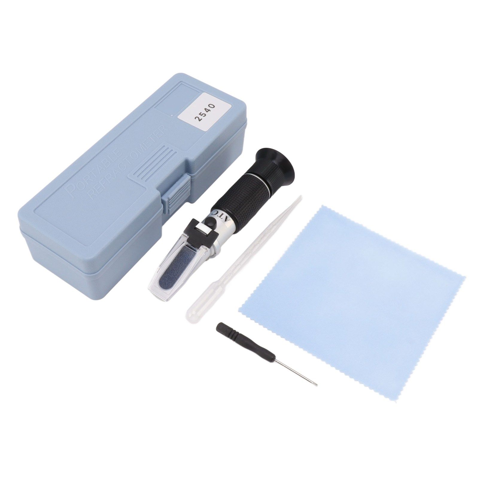 Alcohol Test Refractometer Brix Meter Refractometer With Automatic Temperature Compensation Function For Wine Making