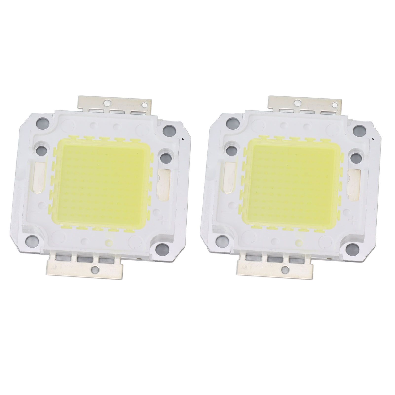 2 Pieces 100W COB LED Light Chip 9600LM 6000K LED Light Chip Beads for LED Casting Light 32‑36V