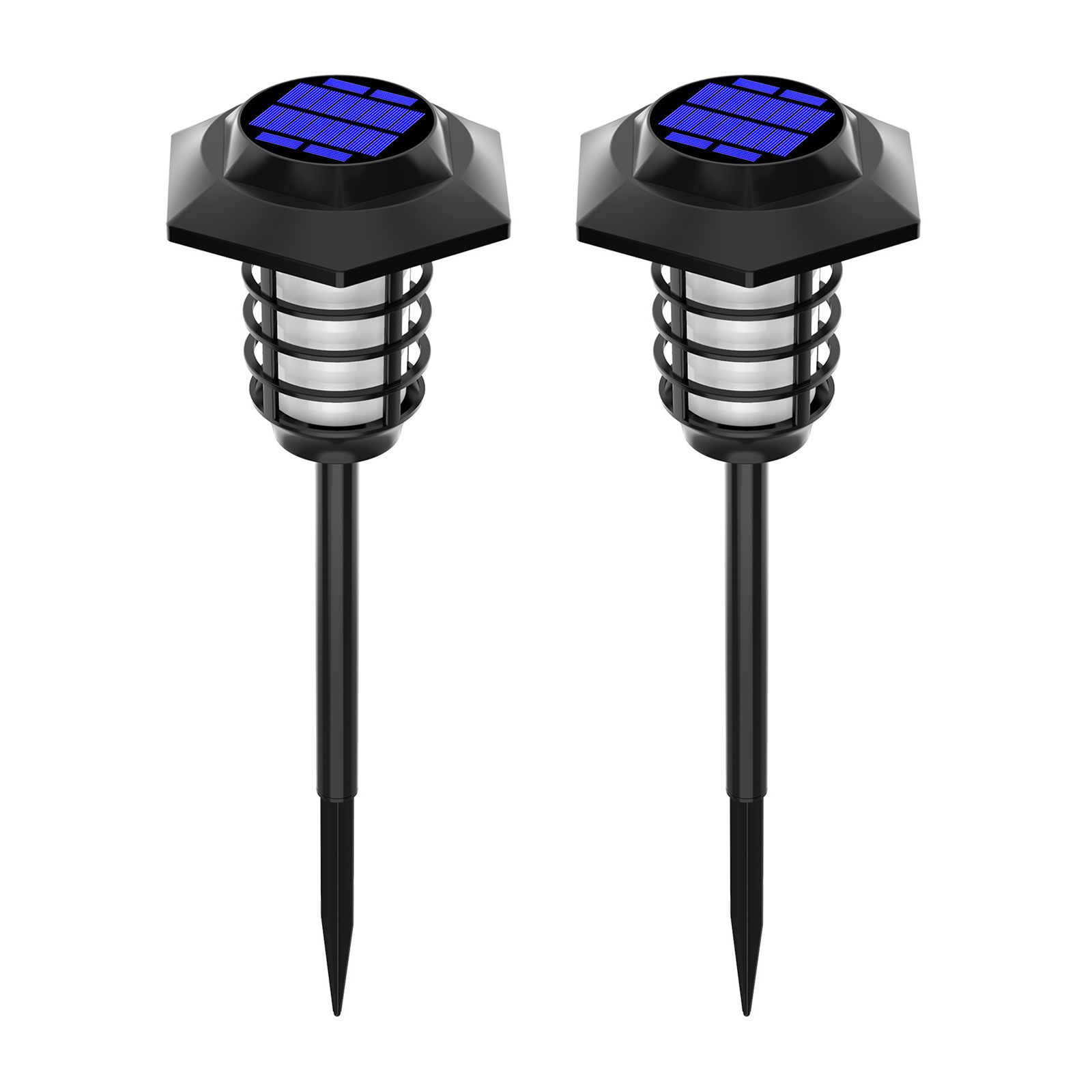 Solar Garden Lights Outdoor Waterproof Landscape Lighting Torches Garden Lights Inserted Lawn Lights