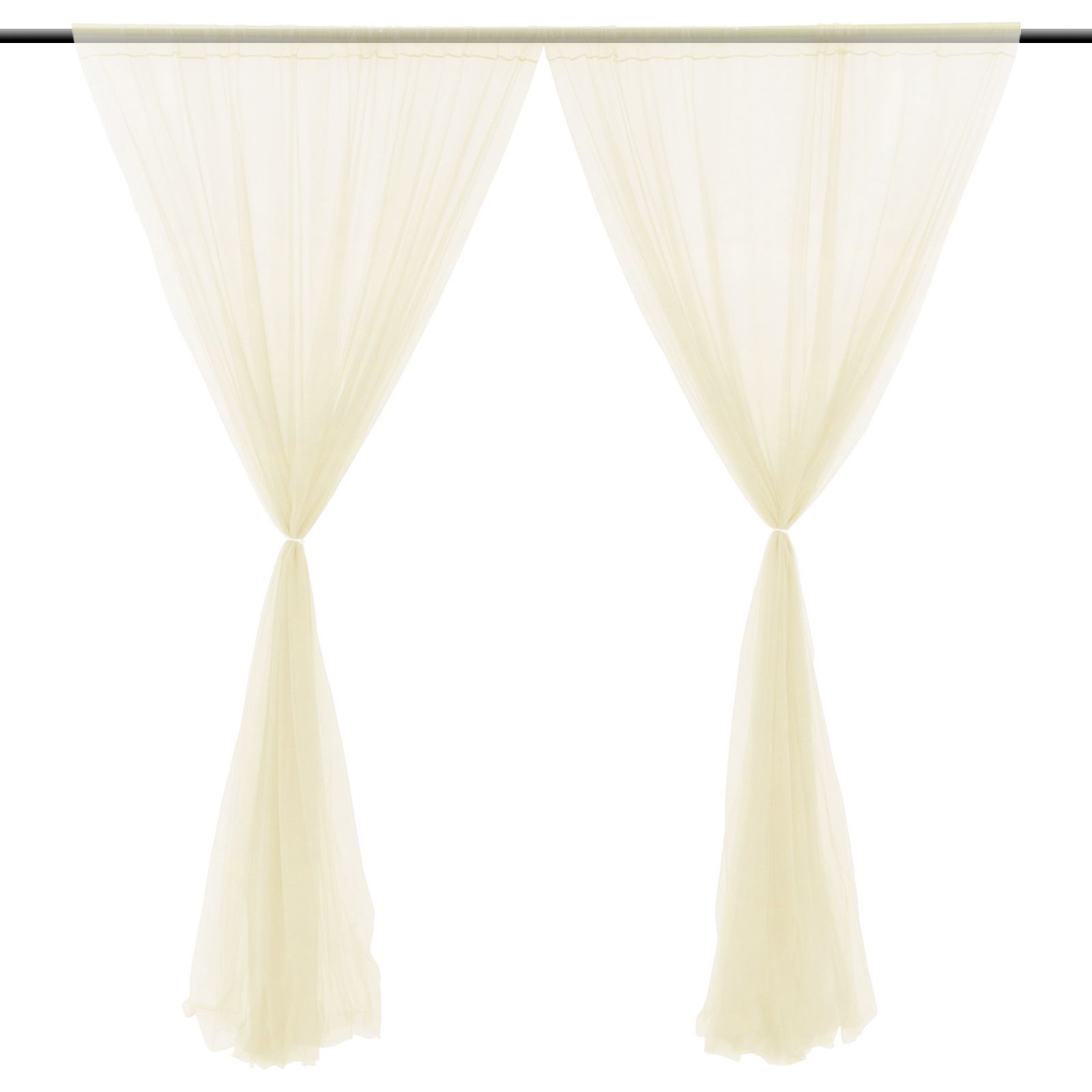 Nylon Gauze Wedding Party Window Screen Decoration Photography Photo Props Translucent Curtains