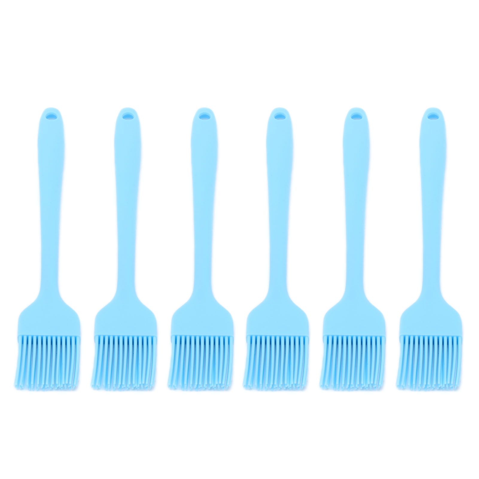 6 Pcs Cooking Brush Silicone Basting Pastry Brushes for BBQ Grill Baking Kitchen Cooking