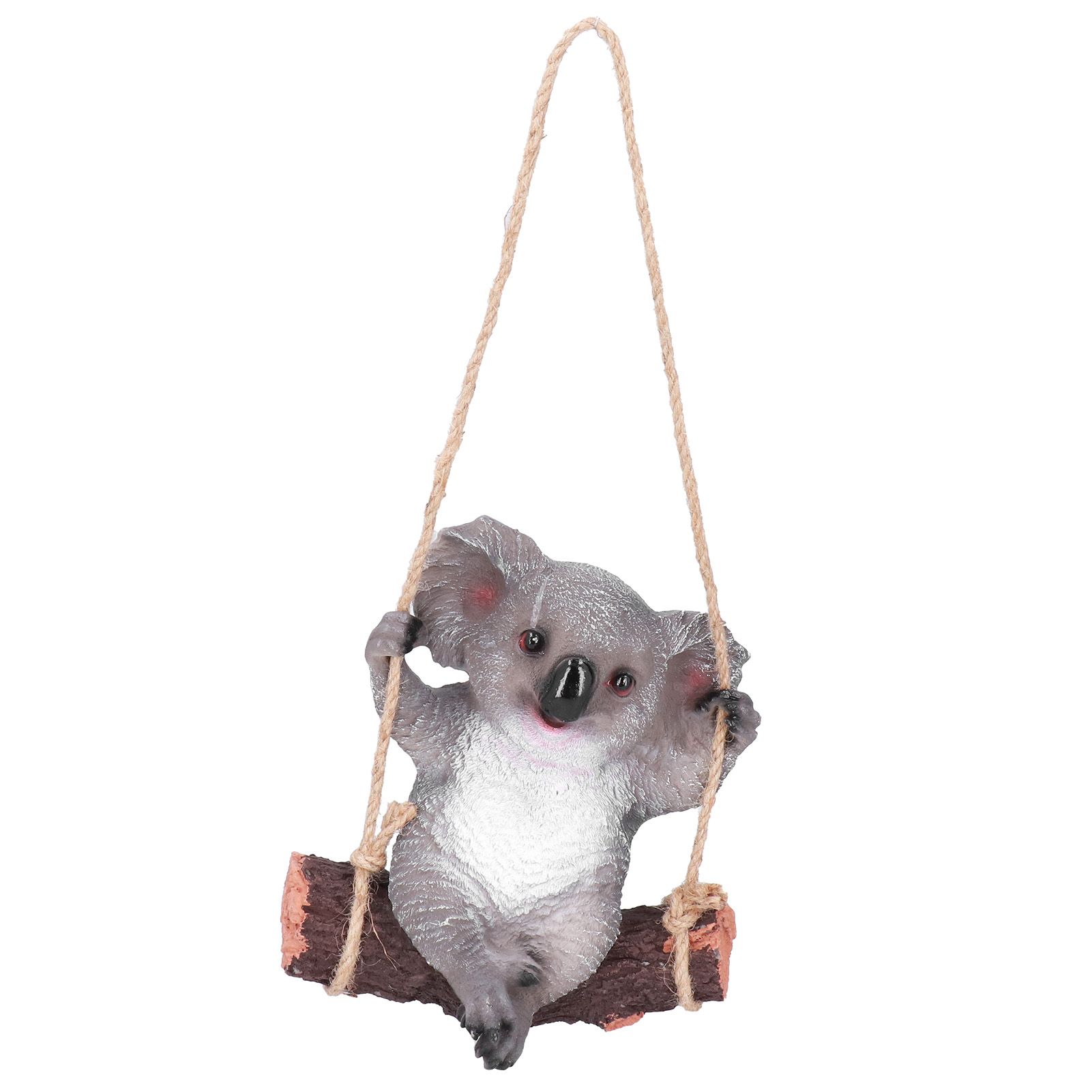 Resin Swinging Koala Animal Model Figurine Statue Sculpture Hanging Ornament Outdoor Yard Decoration