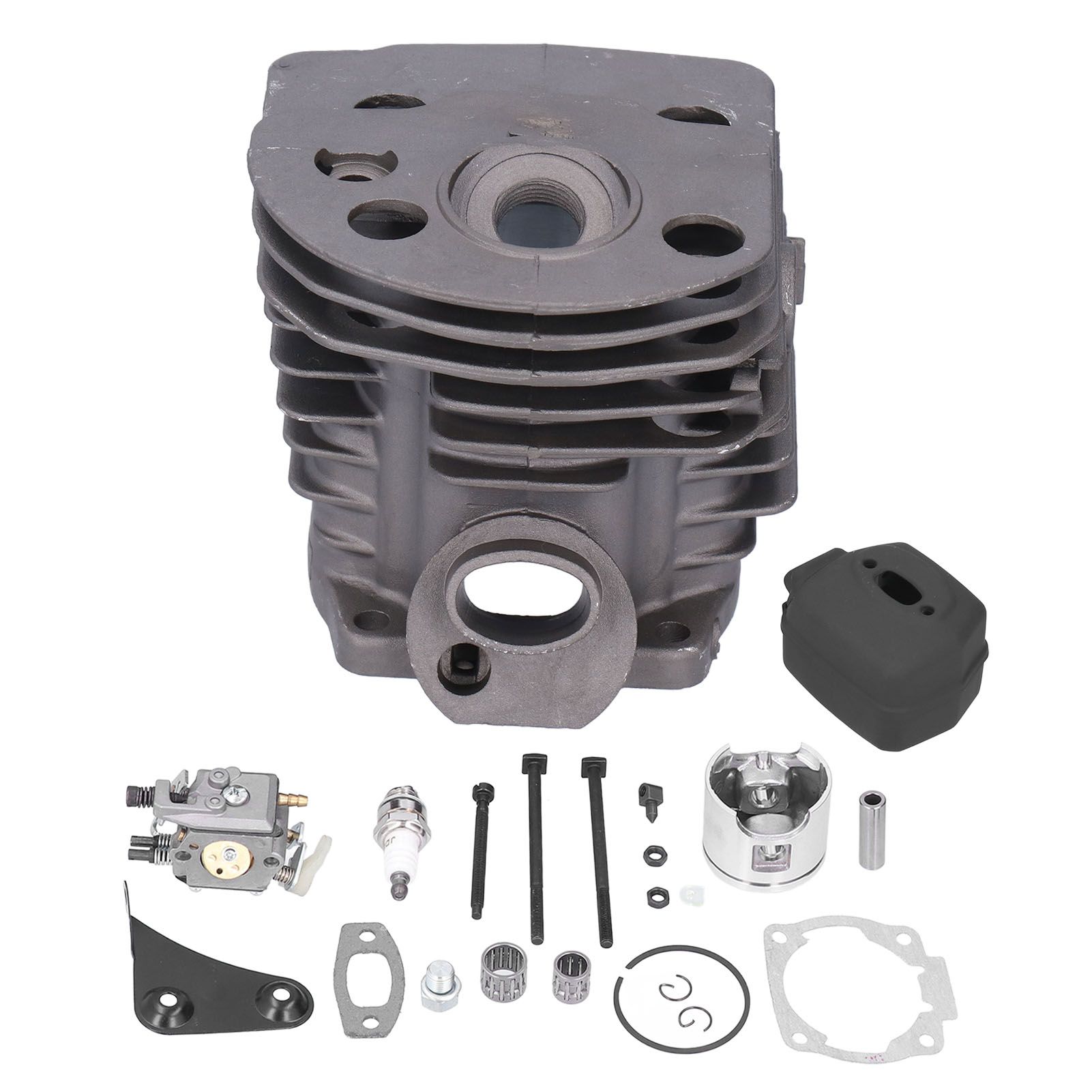 46mm Cylinder Piston Carburetor Spark Plug Gasket Set Replacement Fit for Husqvarna 55 51 Chainsaw