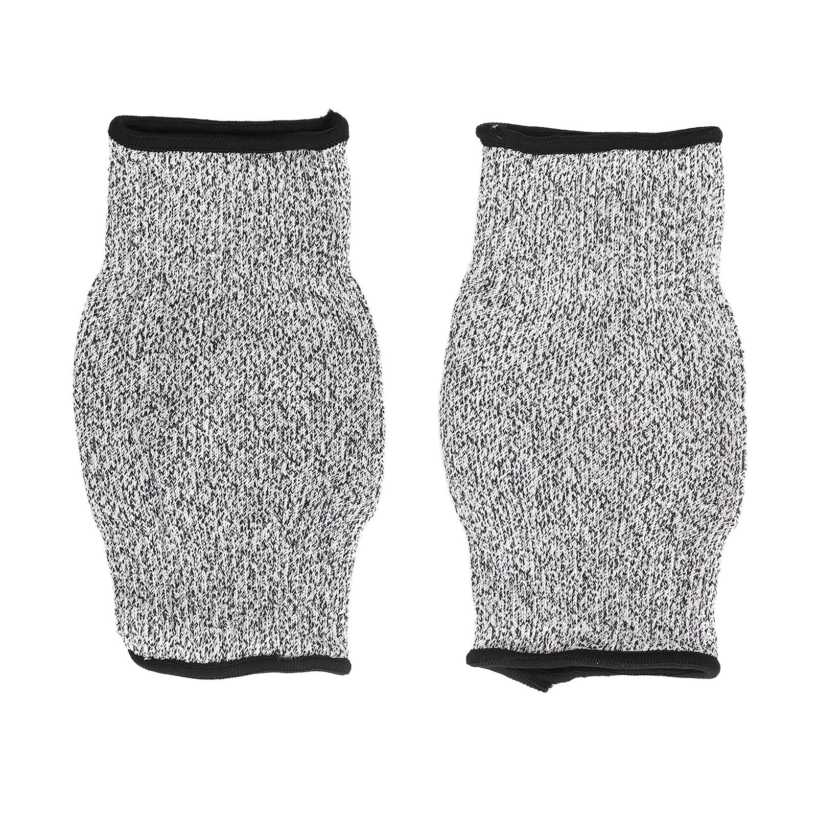 2pcs Cut Resistant Sleeves Professional Level 5 Protection Safety Arm Guard for Garden Kitchen 20cm/7.9in