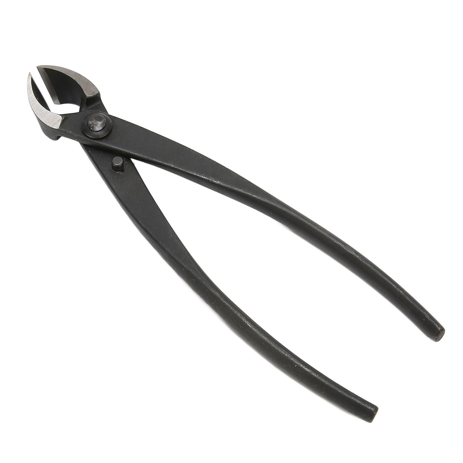 200mm/7.9in Concave Branch Cutter High Strength Manganese Steel Diagonal Pliers Black