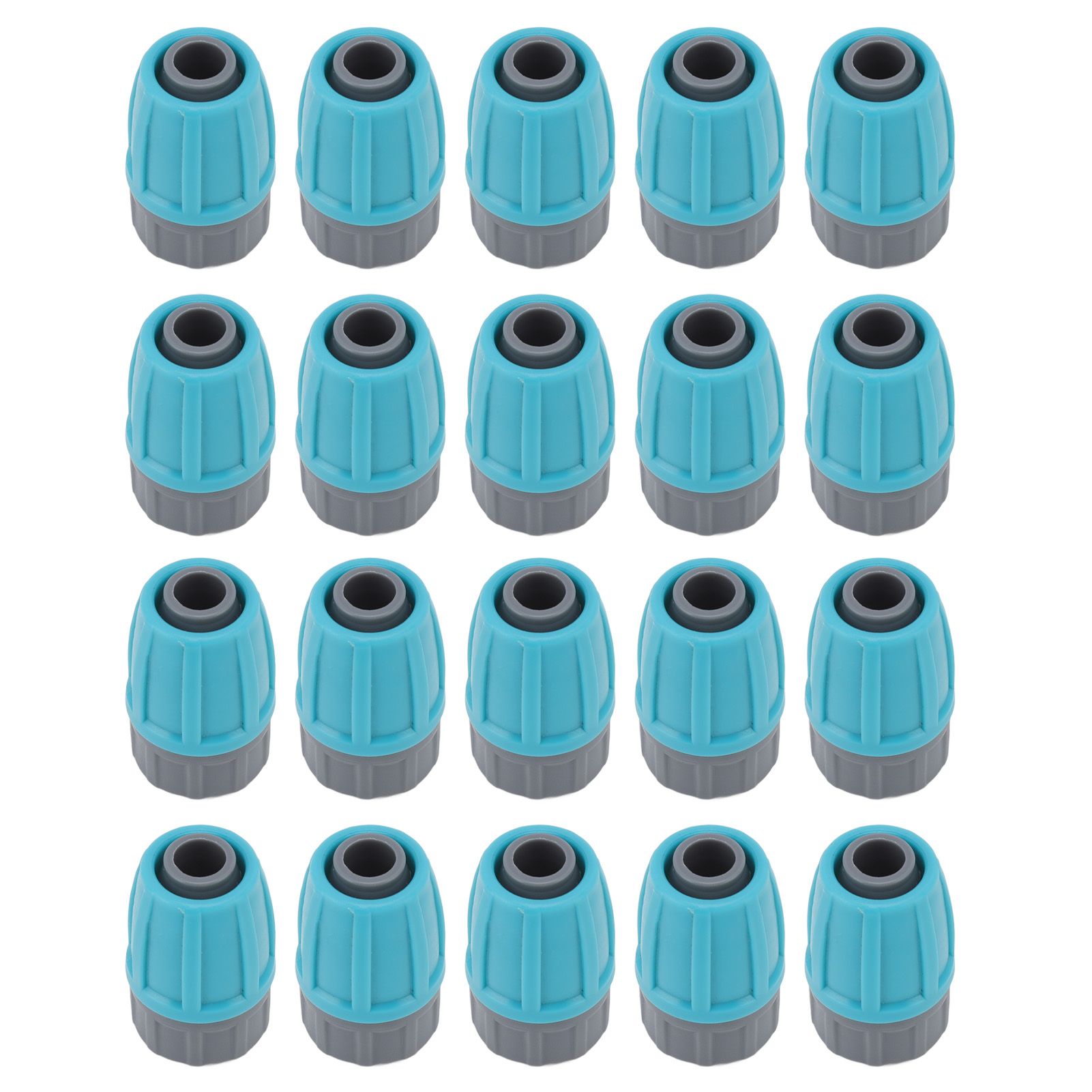 15Pcs Irrigation Tube Locked Nuts Connectors 16mm Durable PE Anti Aging Acidproof Eco Friendly 16mm PE Pipe Connectors