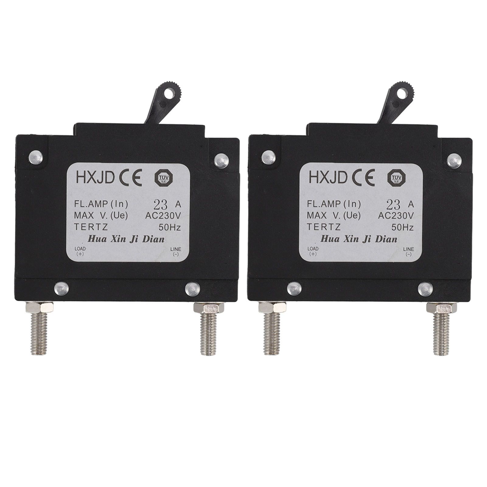 2pcs 23A Circuit Breaker Safety Professional Petrol Generators Circuit Breaker with Switch for Petrol Generators 230V