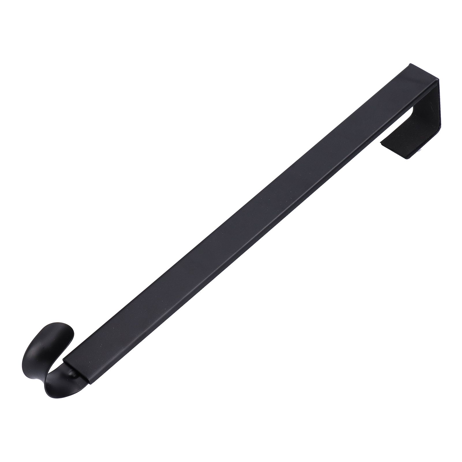 Retractable Door Wreath Hook Adjustable No Punch Door Wreath Hanger Christmas OrnamentBlack