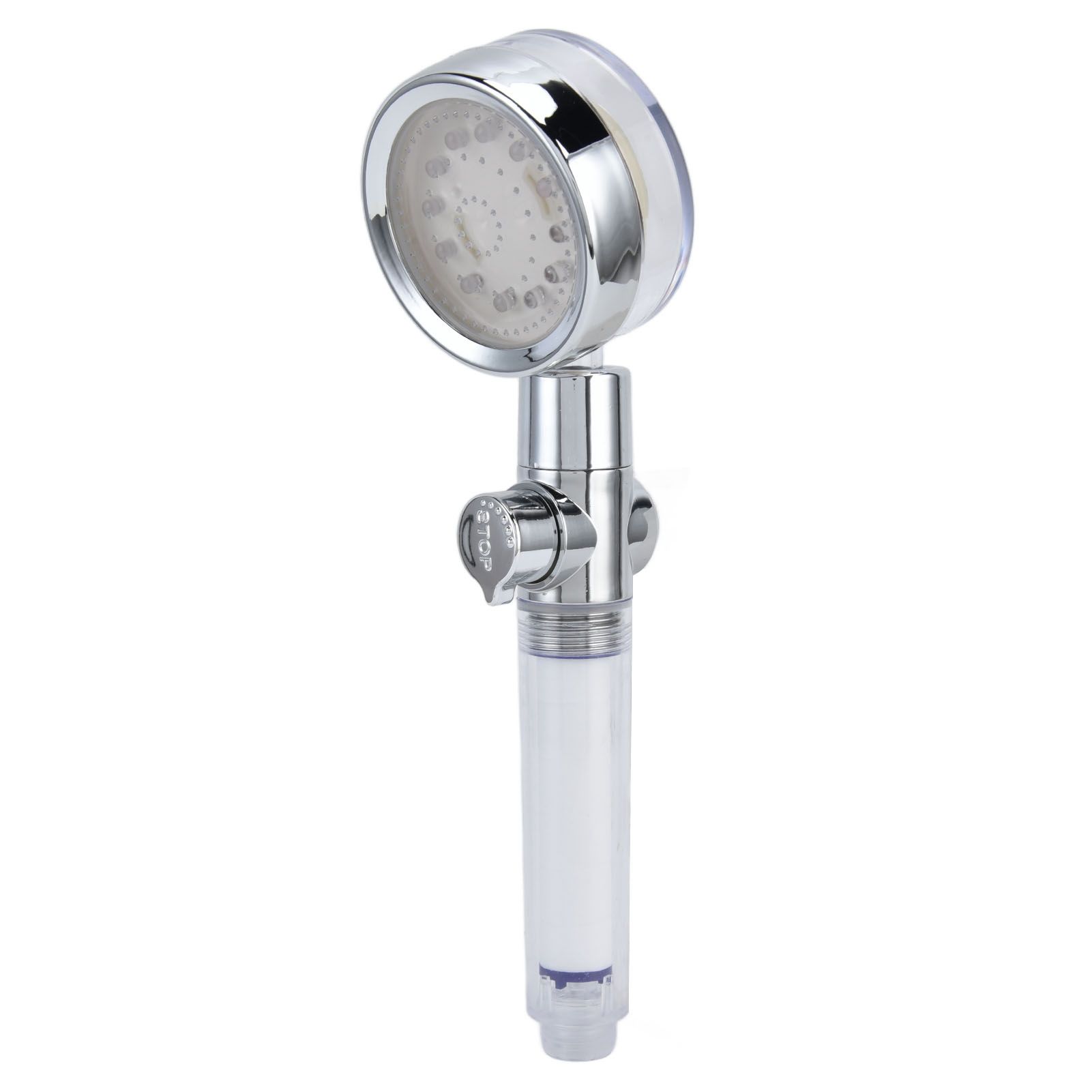 Colorful LED Shower Filter Handheld Shower Heads with Hydraulic Pressure Controlled