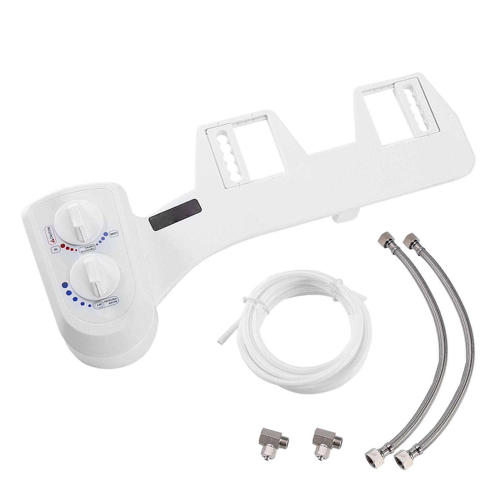 Intelligent Toilet Bidet Set with Dual Rotate Knob Non Electric Self Cleaning Single Nozzle Bidet Toilet AttachmentG1/2