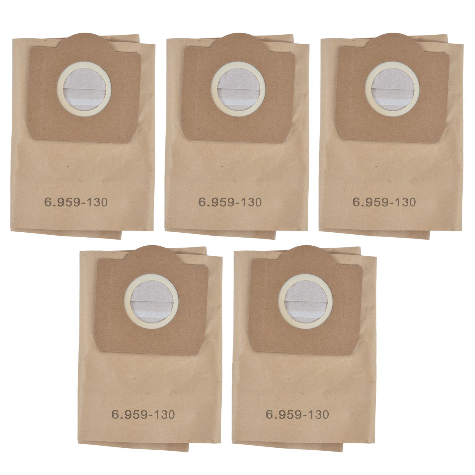 5Pcs Vacuum Cleaner Dust Bag Vacuum Cleaner Accessory Fit for Karcher 6.959‑130.0 WD3200 WD3300 WD3500