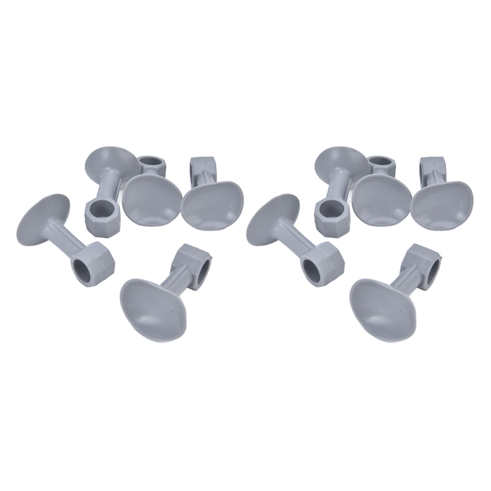 10Pcs Round Rubber Washer Door Stopper Washing Machine Door Holder Prop Holder for Front Load TypeGray