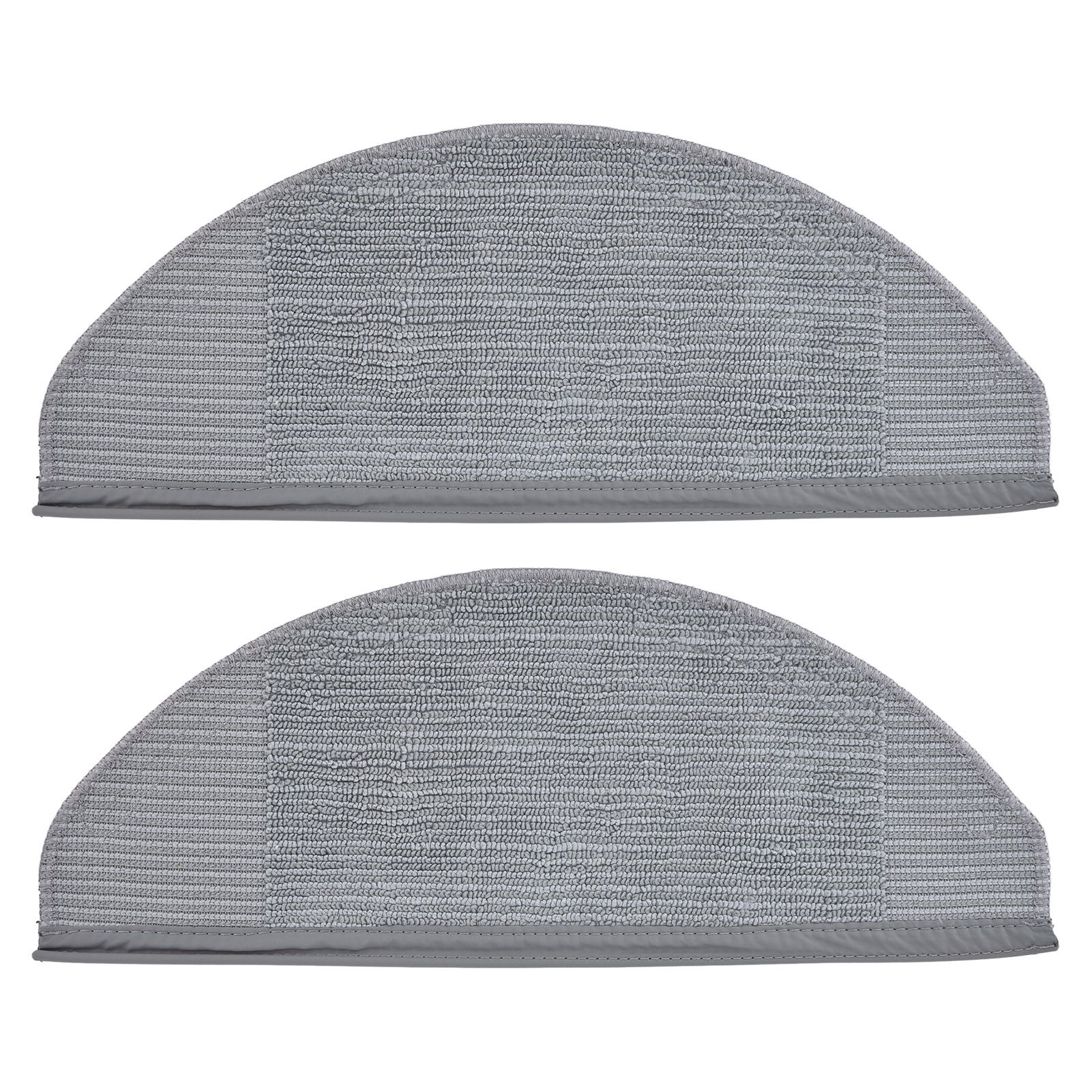 2Pcs Robot Vacuum Replacement Mopping Cloths Strong Water Absorption Soft Microfiber Washable Replacement Mopping Cloths