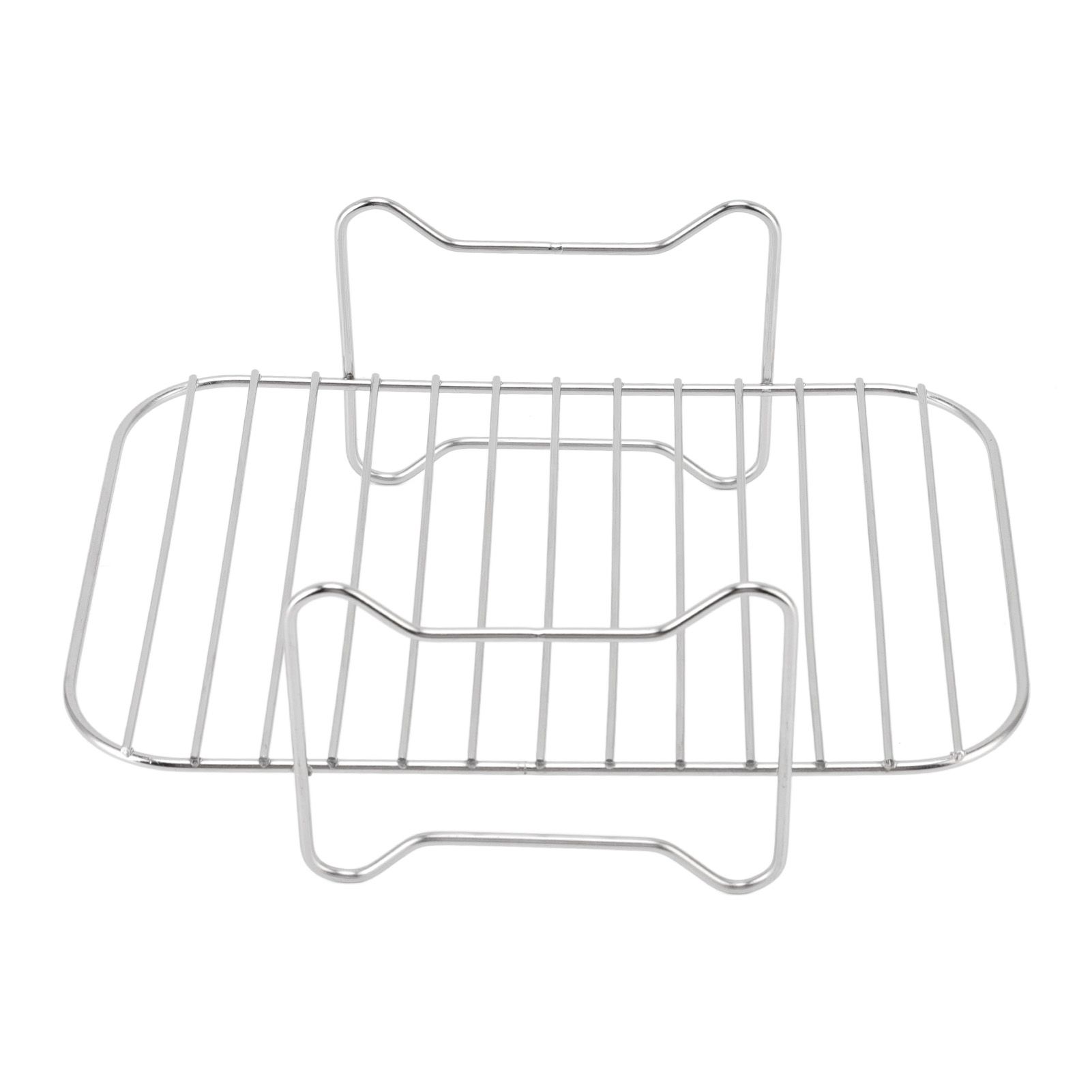Fryer Stainless Steel Rack Fryer Accessories Multi Purpose Grilling Holder Outdoor BBQ Tools