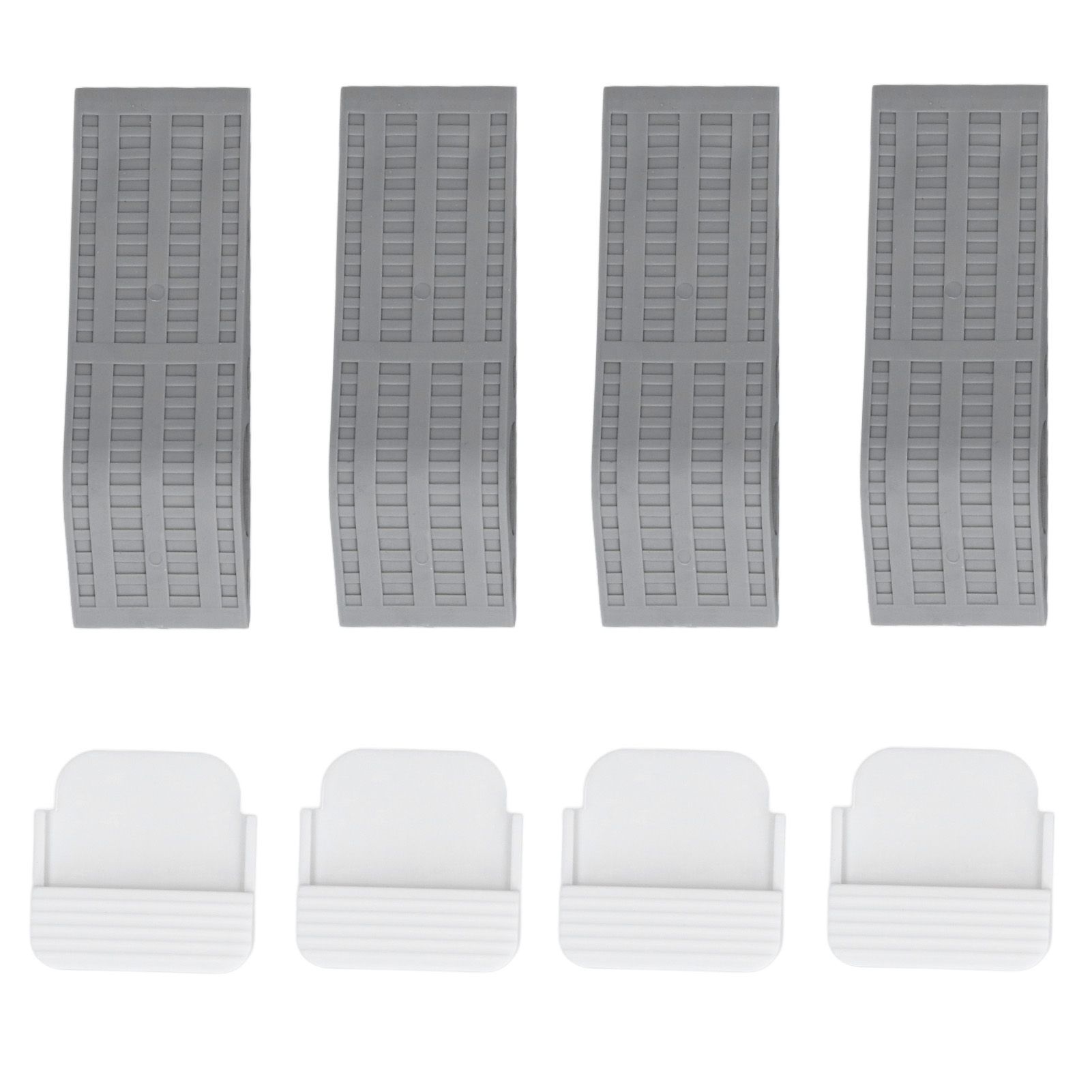 4Set Door Stoppers Non Slip Rubber Door Bottom Stop Wedge Accessories for Home Improvement