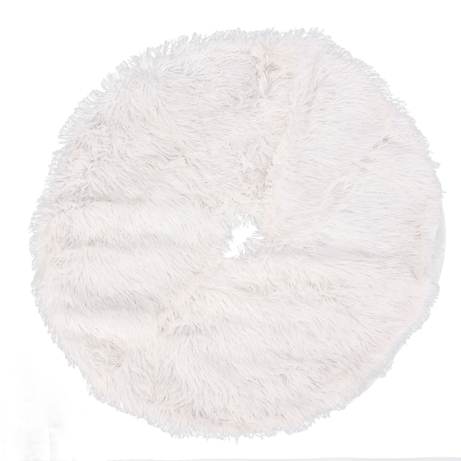 Christmas Tree Skirt Floor Mat Base Cover Round Carpet for Xmas New Year Party Holiday Home DecorationL 120CM