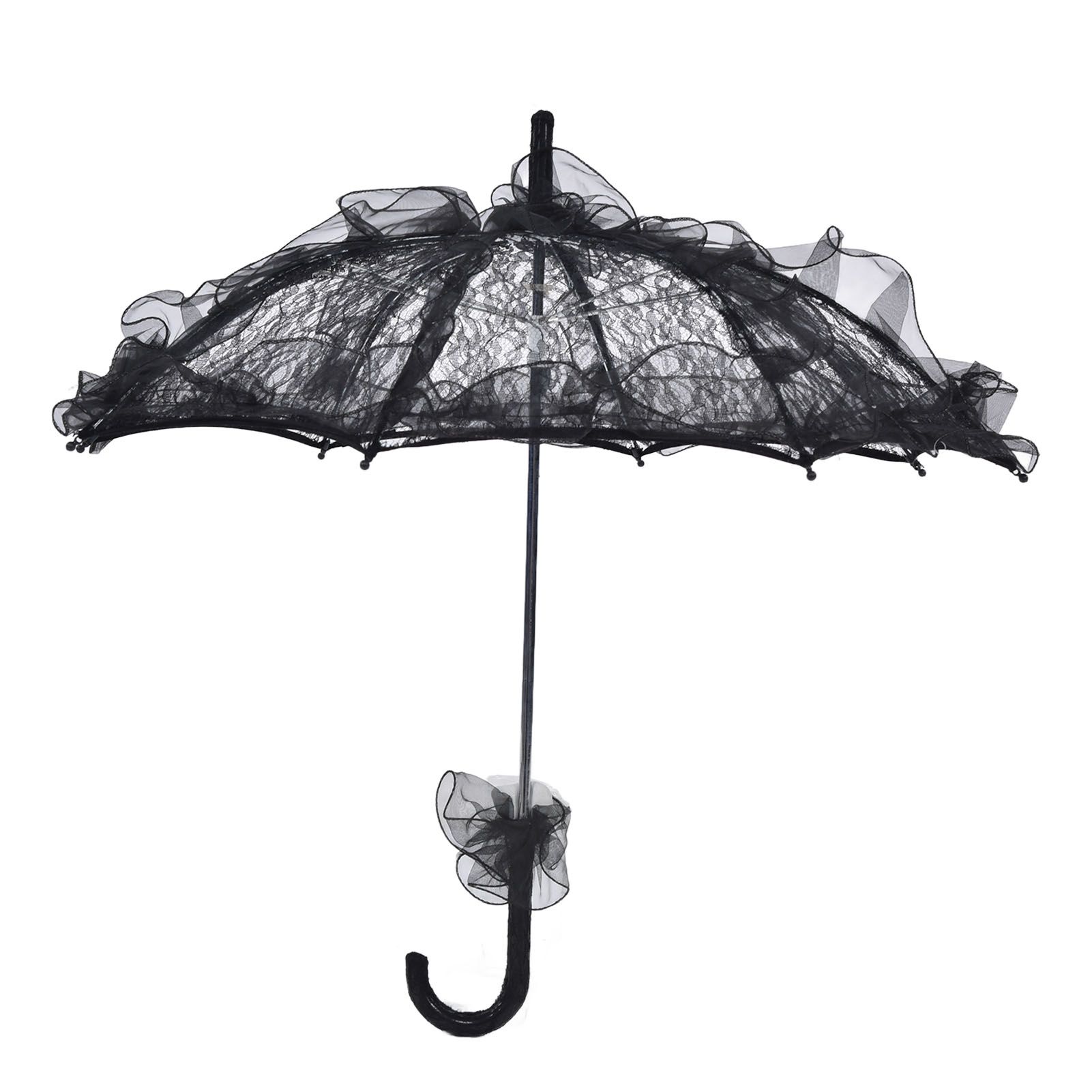 Elegant Lace Bride Umbrella Wedding Party Photography Decor Prop Lace Parasol Decoration