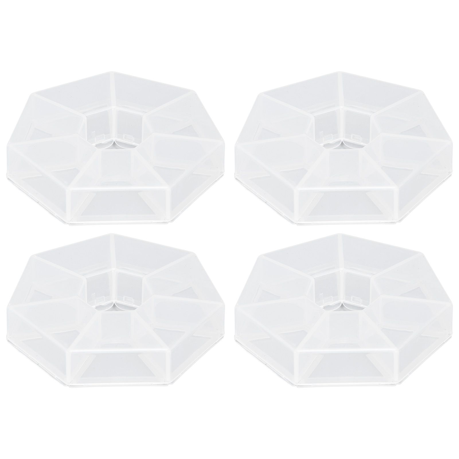 7 Grids Storage Box Clear Plastic Organizer Containers for Fishing Jewelry Pills