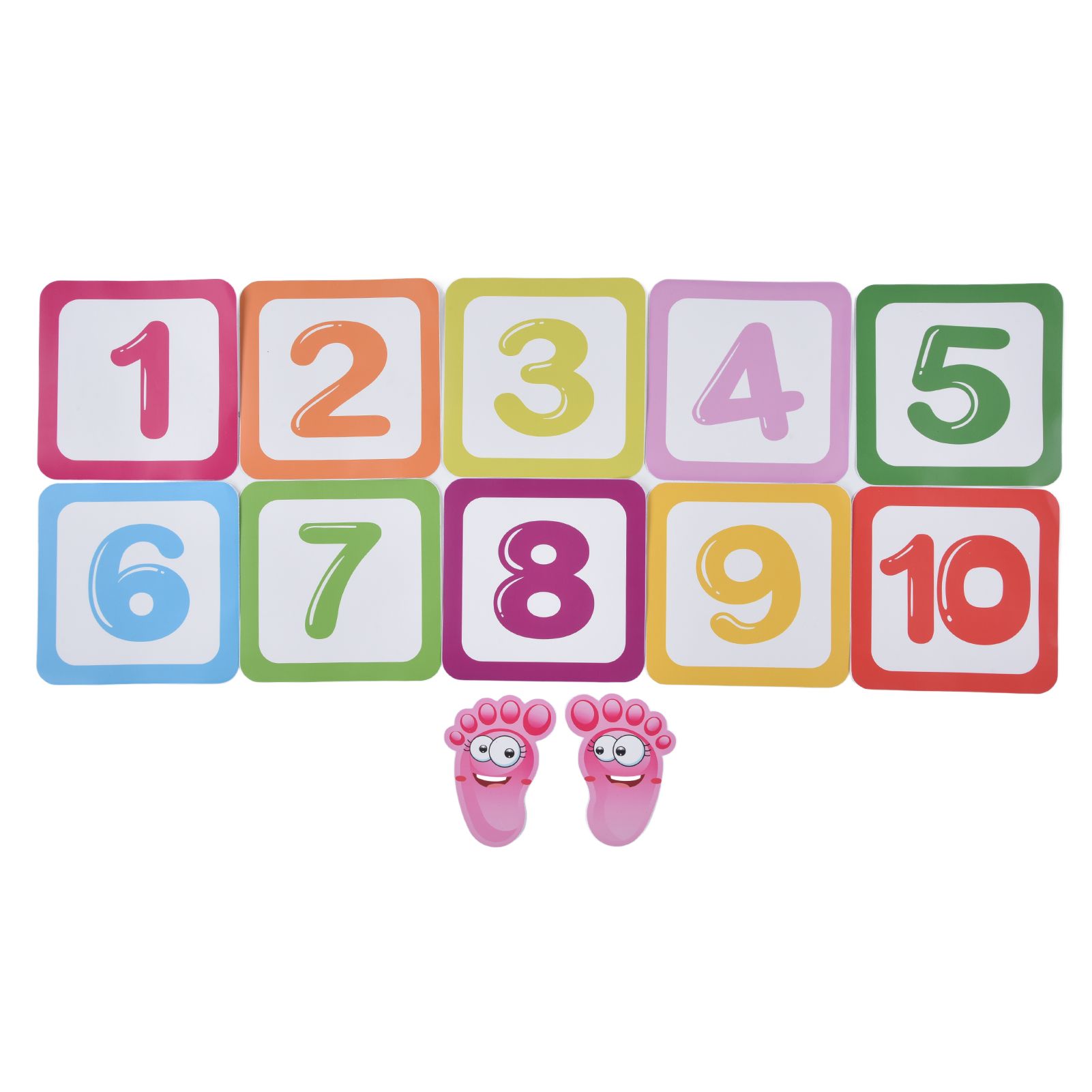 Game Floor Sticker Classic Number Environmental Protection PVC Waterproof Number Game Sticker