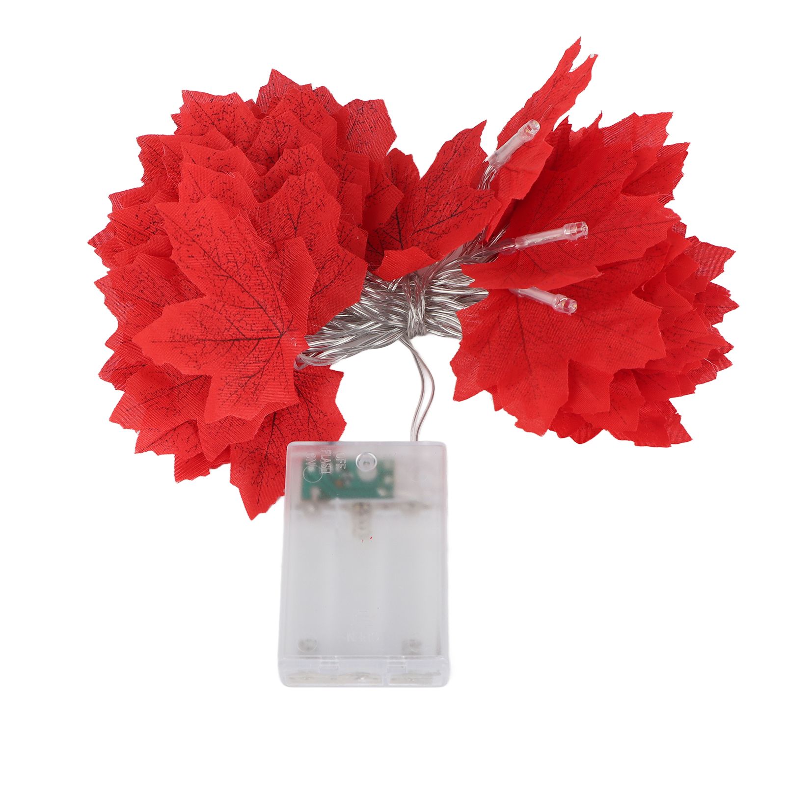 Maple Leaves String Lights 4m/13.12ft 40LEDs Twinkle Hanging Lighting Decorations for Christmas Halloween