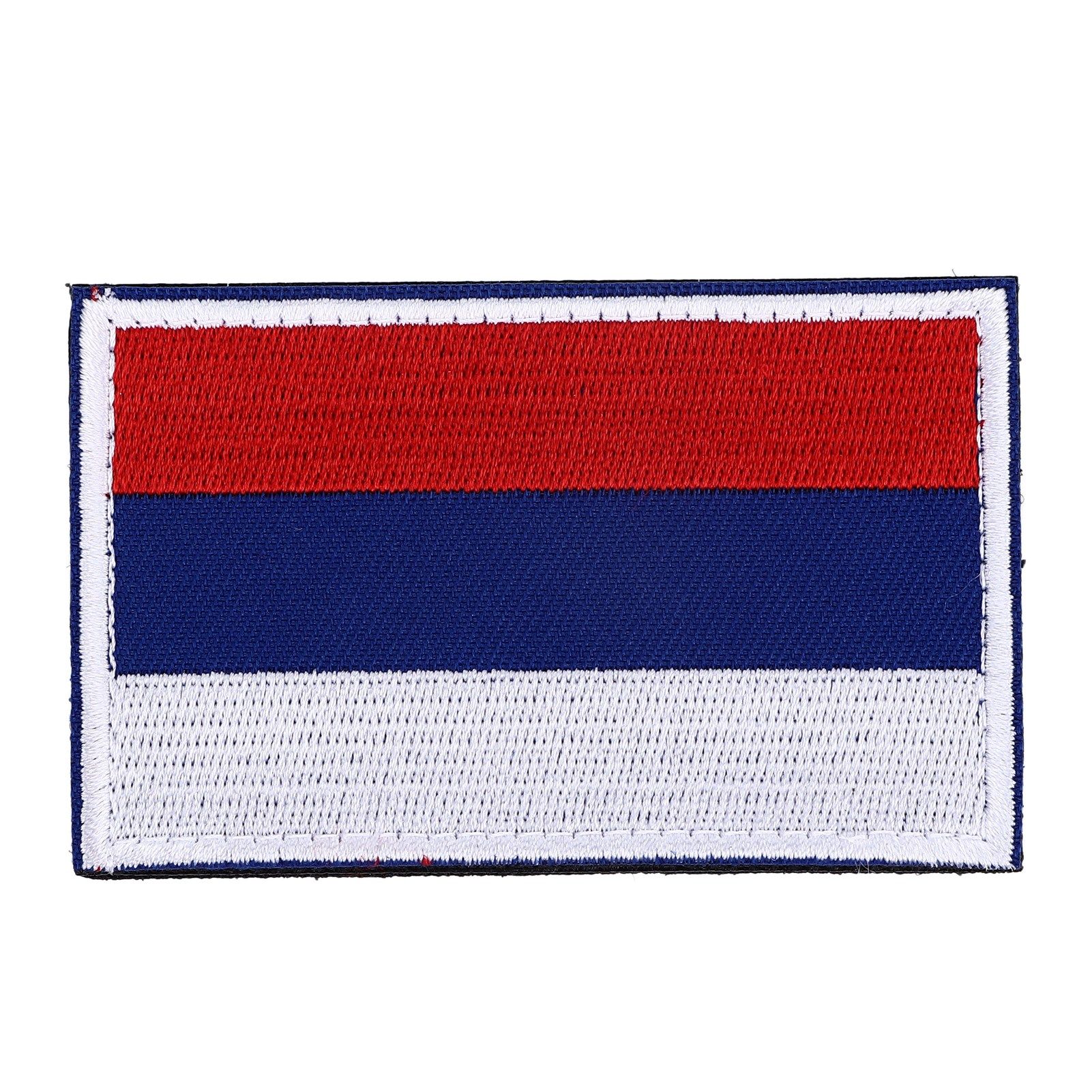 European Country Flags Patch World National Hook and Loop Badge Embroidered Patch Accessory Russia